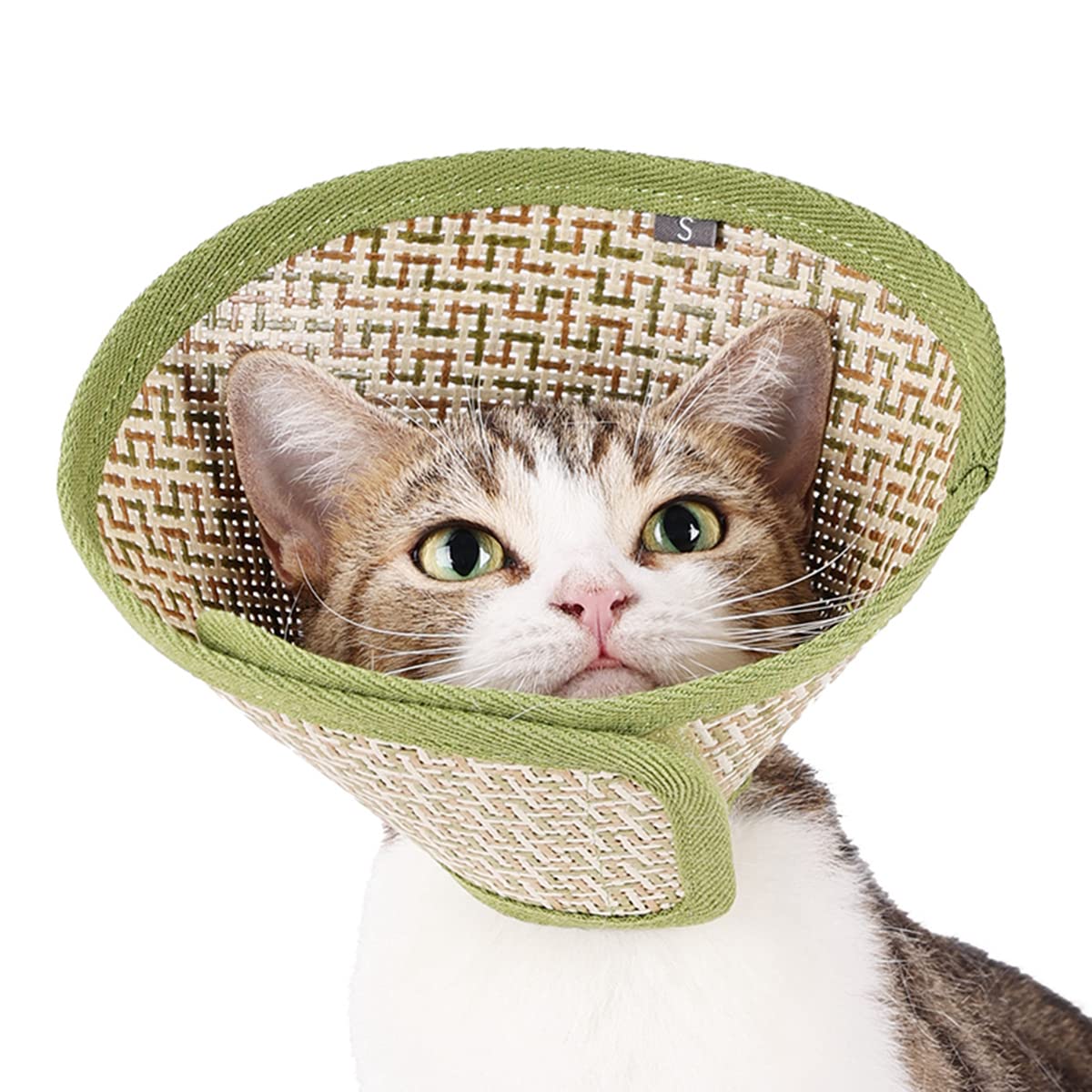 MOLEDINO Cat Recovery Cone Collar, Adjustable Cat Elizabethan Cone After Surgery Comfy Lightweight Medical Collar Stop Licking Biting Cone for Cat Kitten Puppy Small Dog Bunny Rabbit