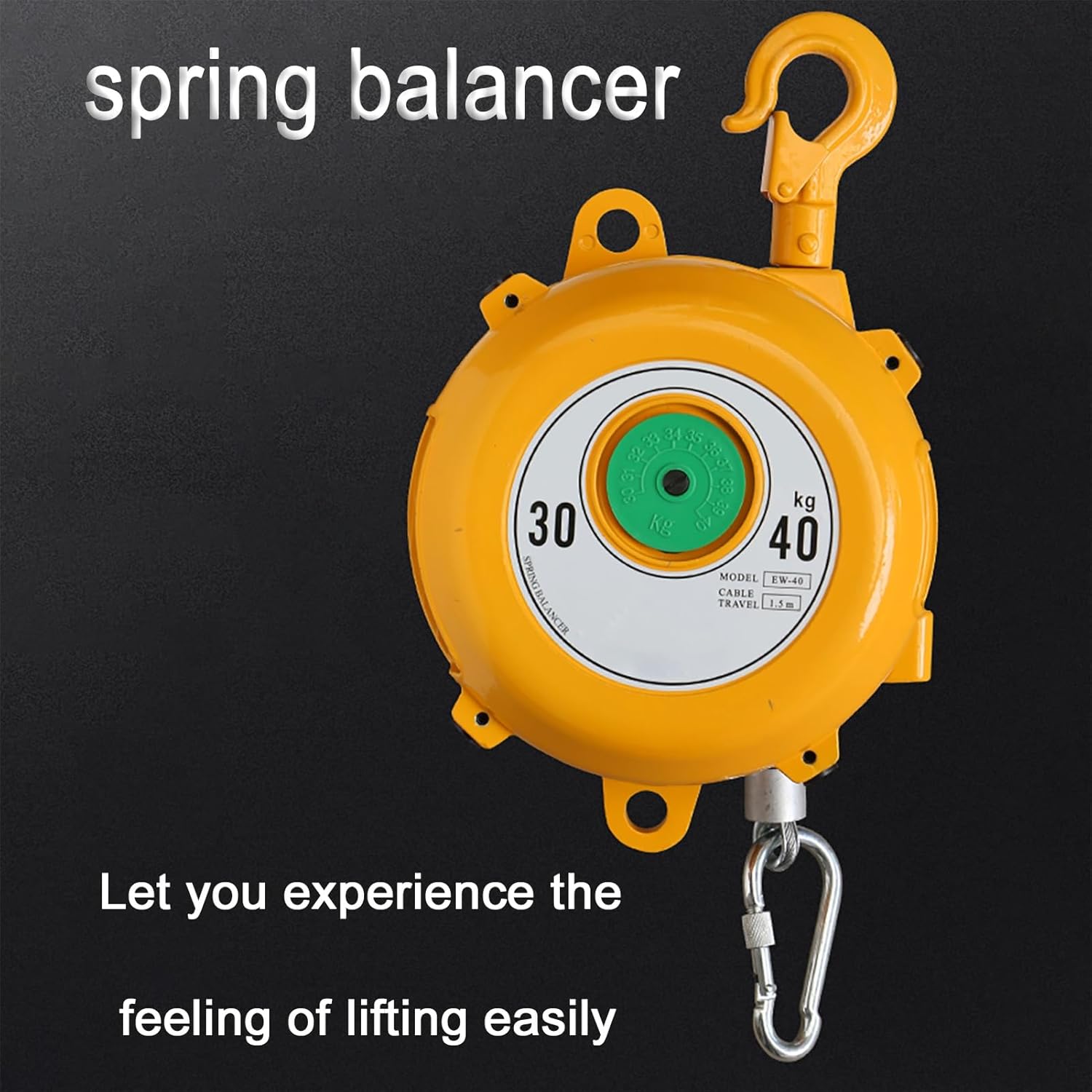 Spring Balancer, Retractable Tool Hanger for Automotive Molds & Assembly Lines, Ideal for Parts Welding & Wire Rope, Durable Tool for Efficient Workspace Organization