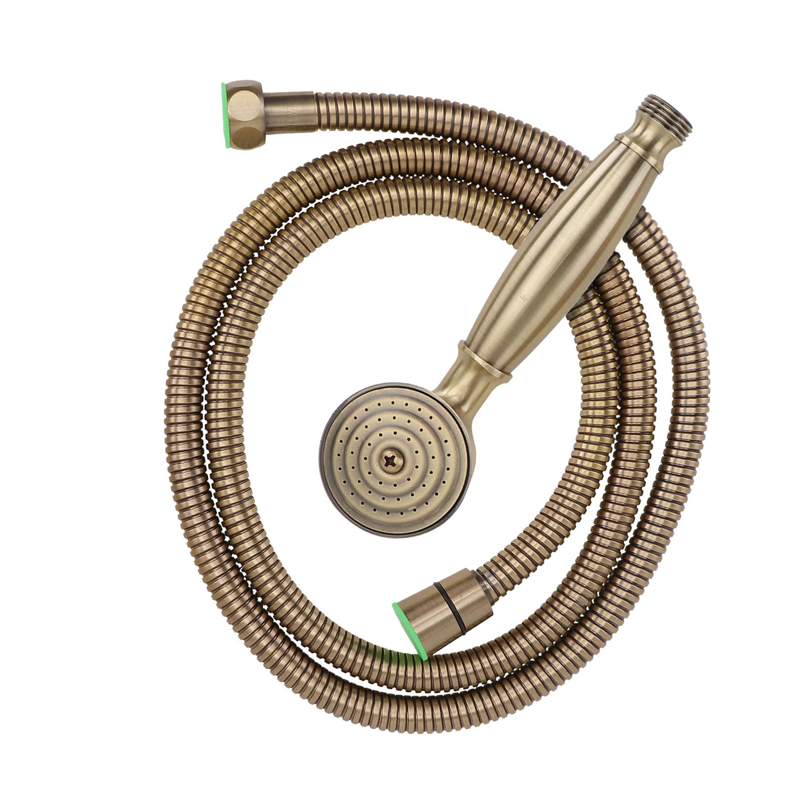 Pommeau bronze haute pression flexible 1.5m fonction pluie pour douche rétro