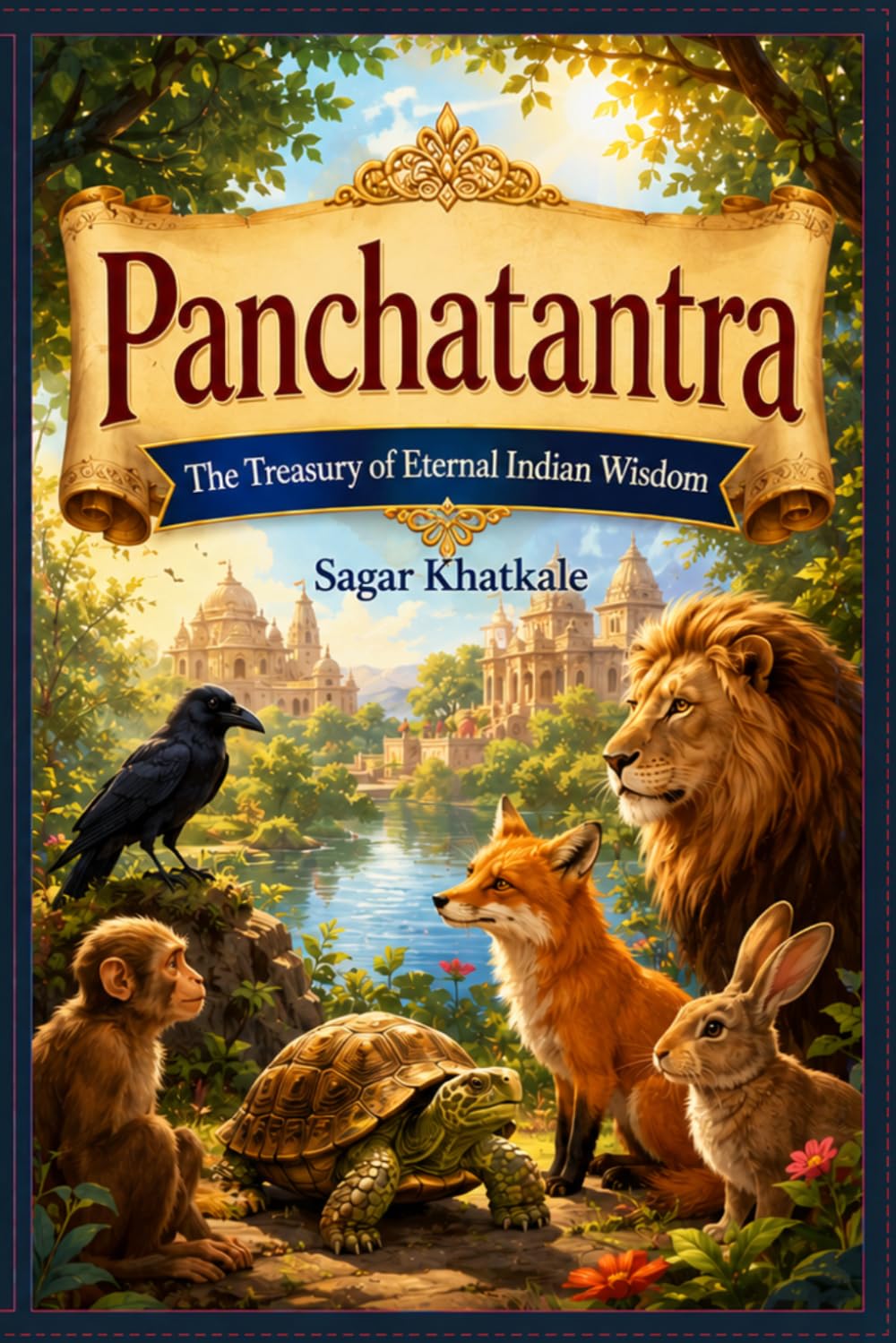 Panchatantra : The Treasury of Eternal Indian Wisdom: Monochrome Illustrated Indian Folk Tales, Animal Fables & Moral Stories | Bedtime Stories | ... | Lessons in Politics, Ethics & Human Nature