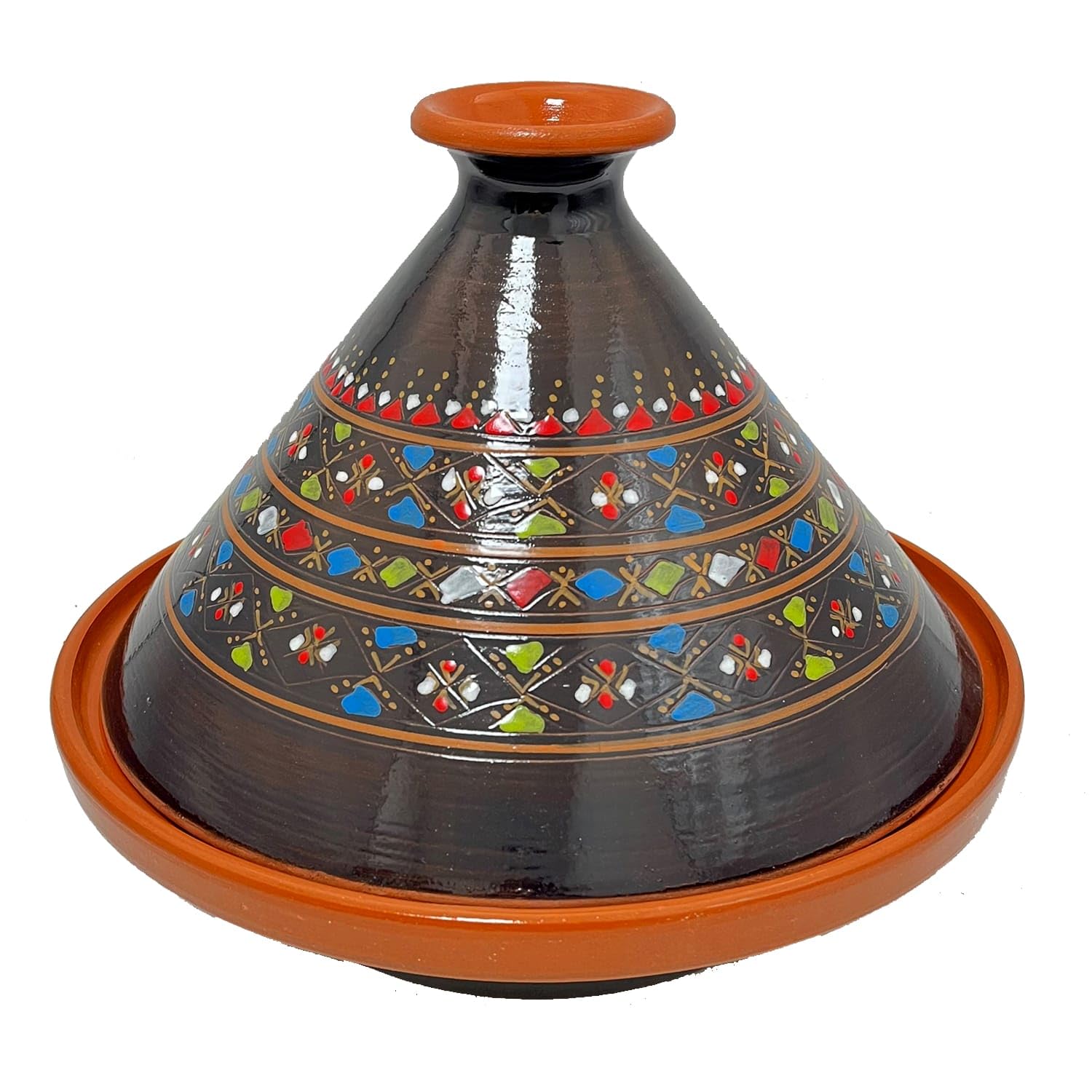 Tajine 0212242000 Casserole en terre cuite Marocain Tunisien XL 32 cm