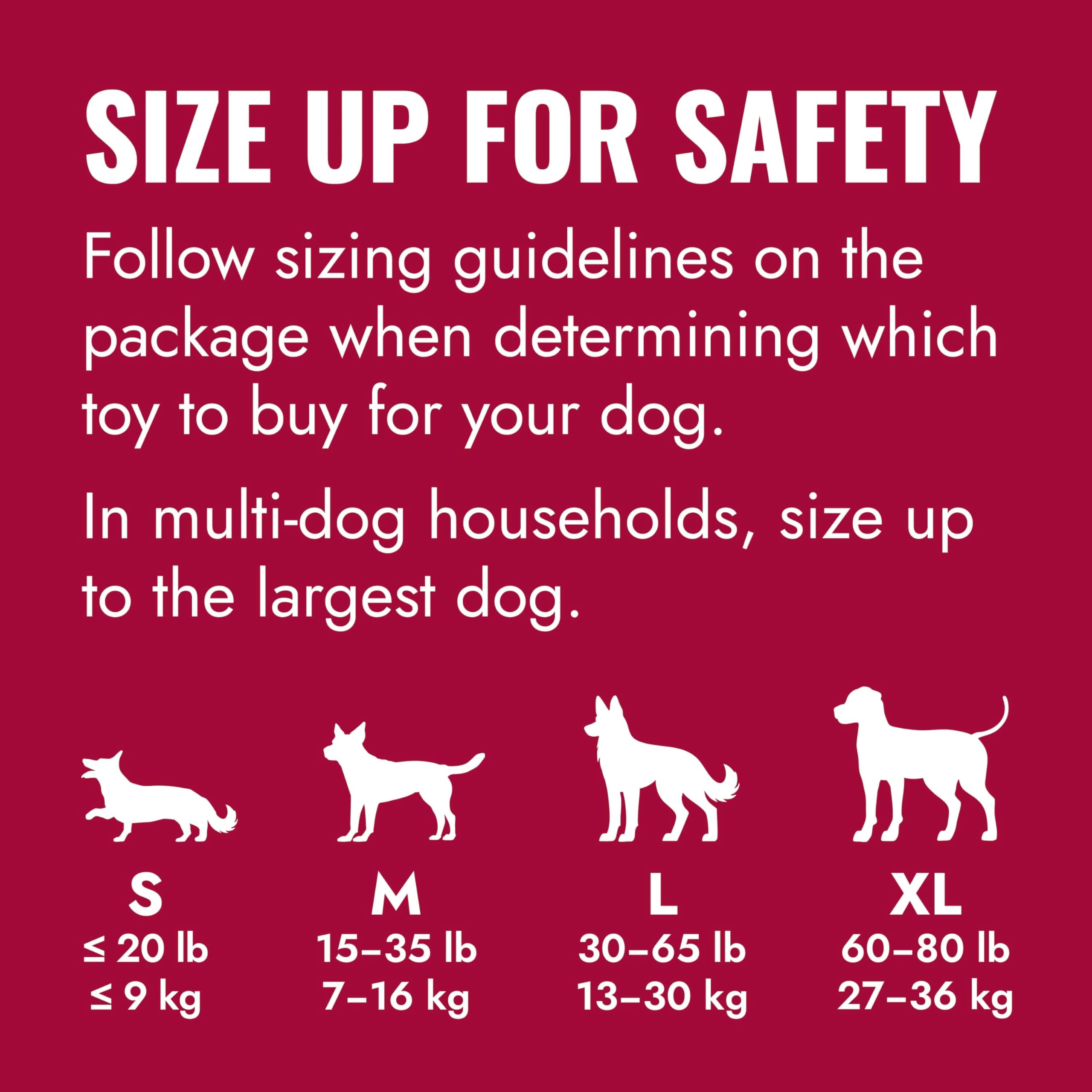 KONG Goodie Bone - Classic Durable Natural Rubber Dog Bone, Supports Mental Engagement - Treat Dispensing - Red - for Extra Large Dogs - Image 3