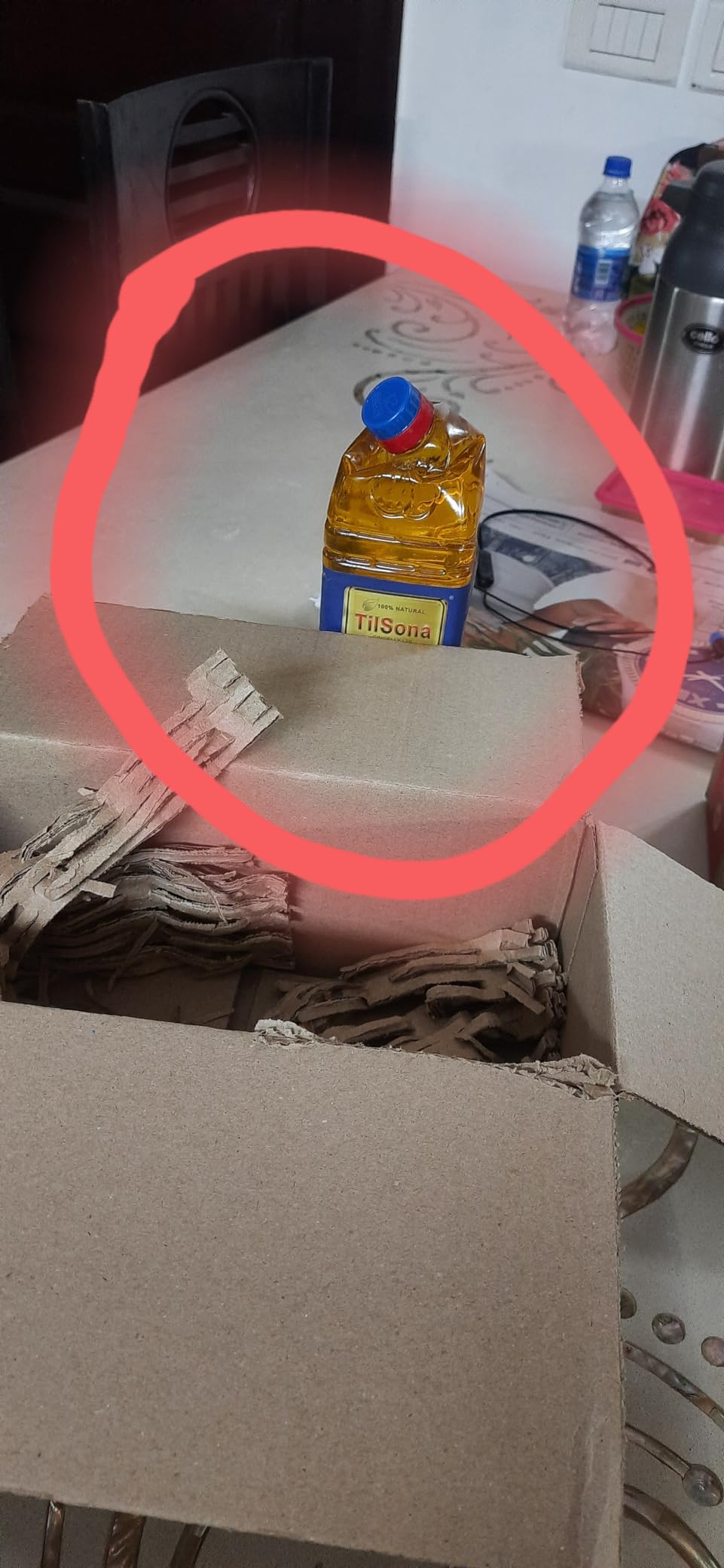 Tilsona Gold Sesame Oil 500ml Bottle, 100 Pure & Natural Til Oil, No