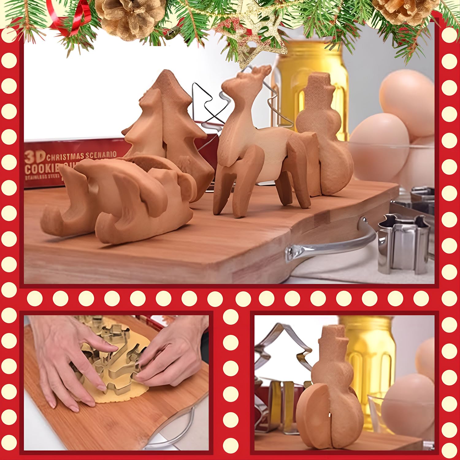 26-teiliges Weihnachts-Ausstechformen Set Aus Edelstahl – Für Plätzchen, Fondant & Deko
