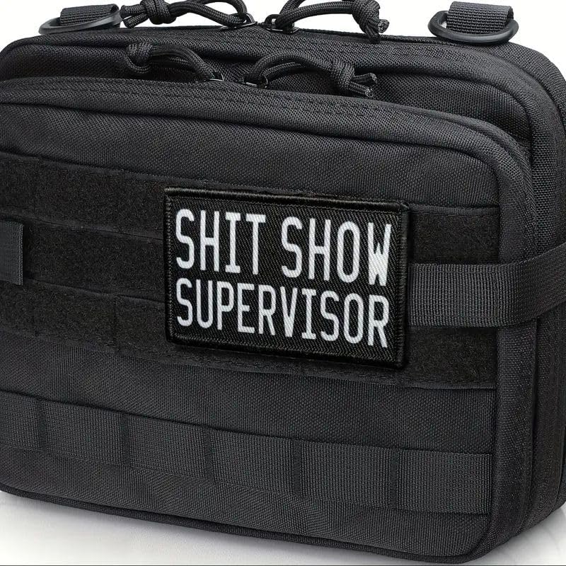 Sh*t Show Supervisor Patch, 3x2, Tactical Morale, Hook & Loop image 3