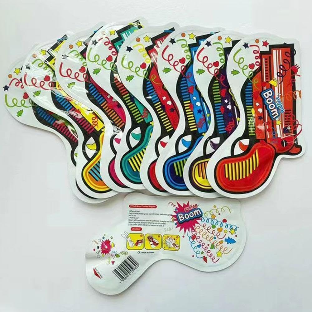 Party Poppers - 20 Cannoni Per Coriandoli Ad Aria Compressa - Giocattoli Sicuri Per Feste, Matrimoni, Capodanno, Compleanni