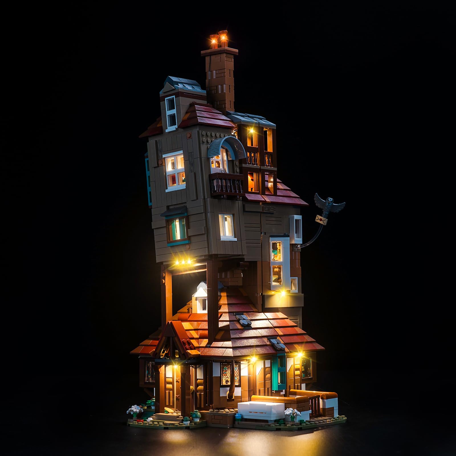 Led Light Set Compatible with Lego The Burrow – Collectors' Edition (No Model), Decoration Lighting Set for 76437 The Burrow – Collectors' Edition Creative Toys - Standard Version — image 1