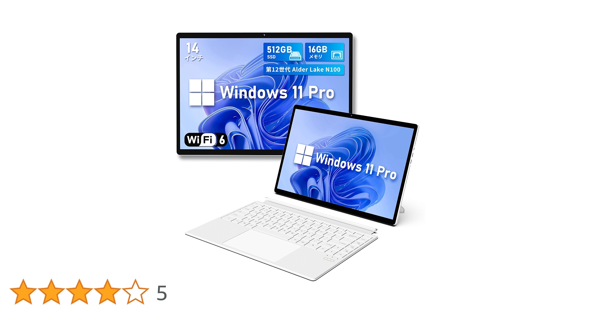 Amazon.co.jp: NIAKUN 2 in 1 タブレット N100 ノートパソコン