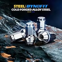 Vista 19 de Dynofit Tuercas de llanta de 0.472 in x 1.5 compatibles con Ford Lincoln, para fusión 2006-2019, Escape 2001-2019, enfoque 2012-2018, tuercas