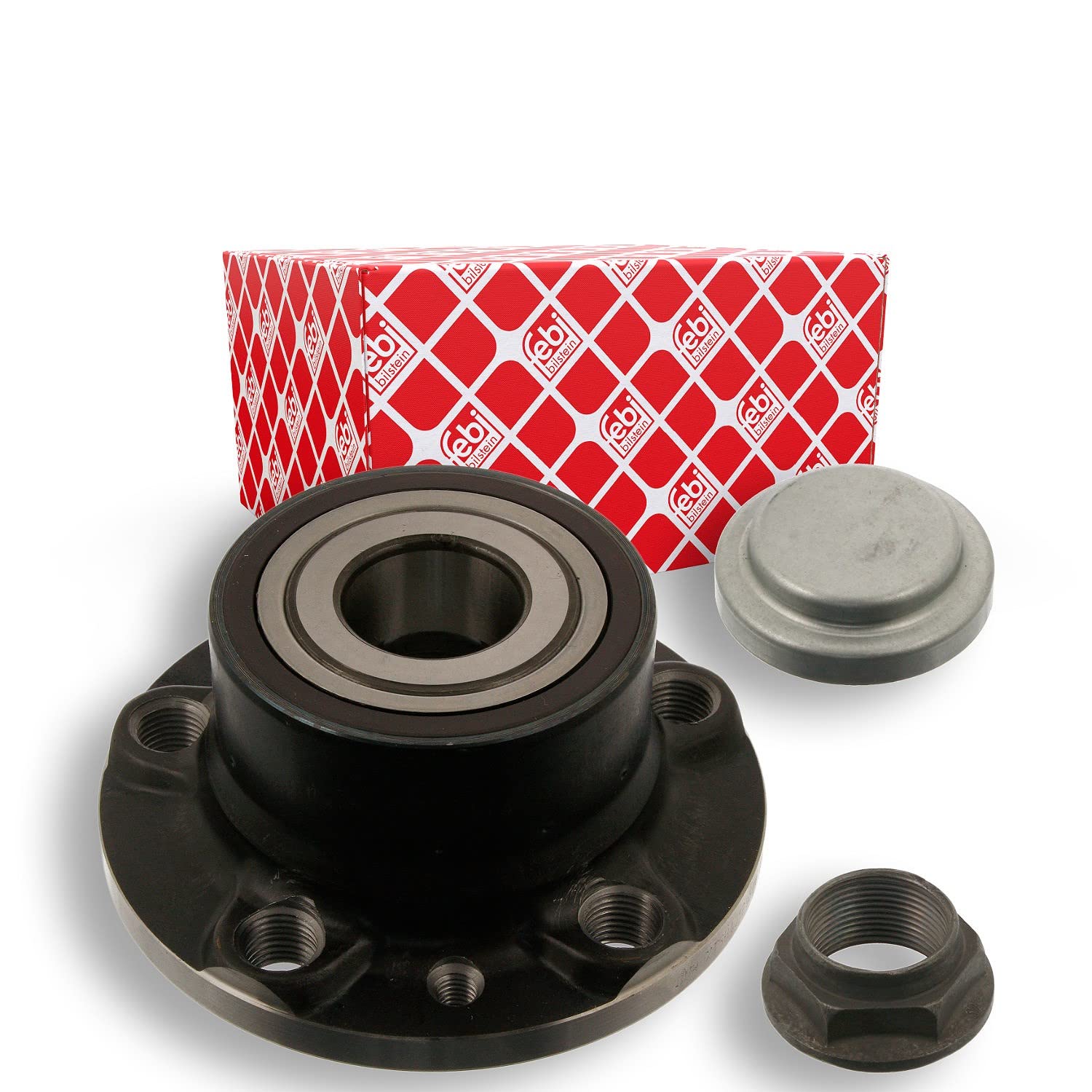 FEBI BILSTEIN Kit cuscinetto ruota 40017 Diametro interno: 30mm Diametro esterno: 120mm Cuscinetto a sfere obliquo Cuscinetto ruota integrato nel mozzo con anello sensore magnetico integrato con