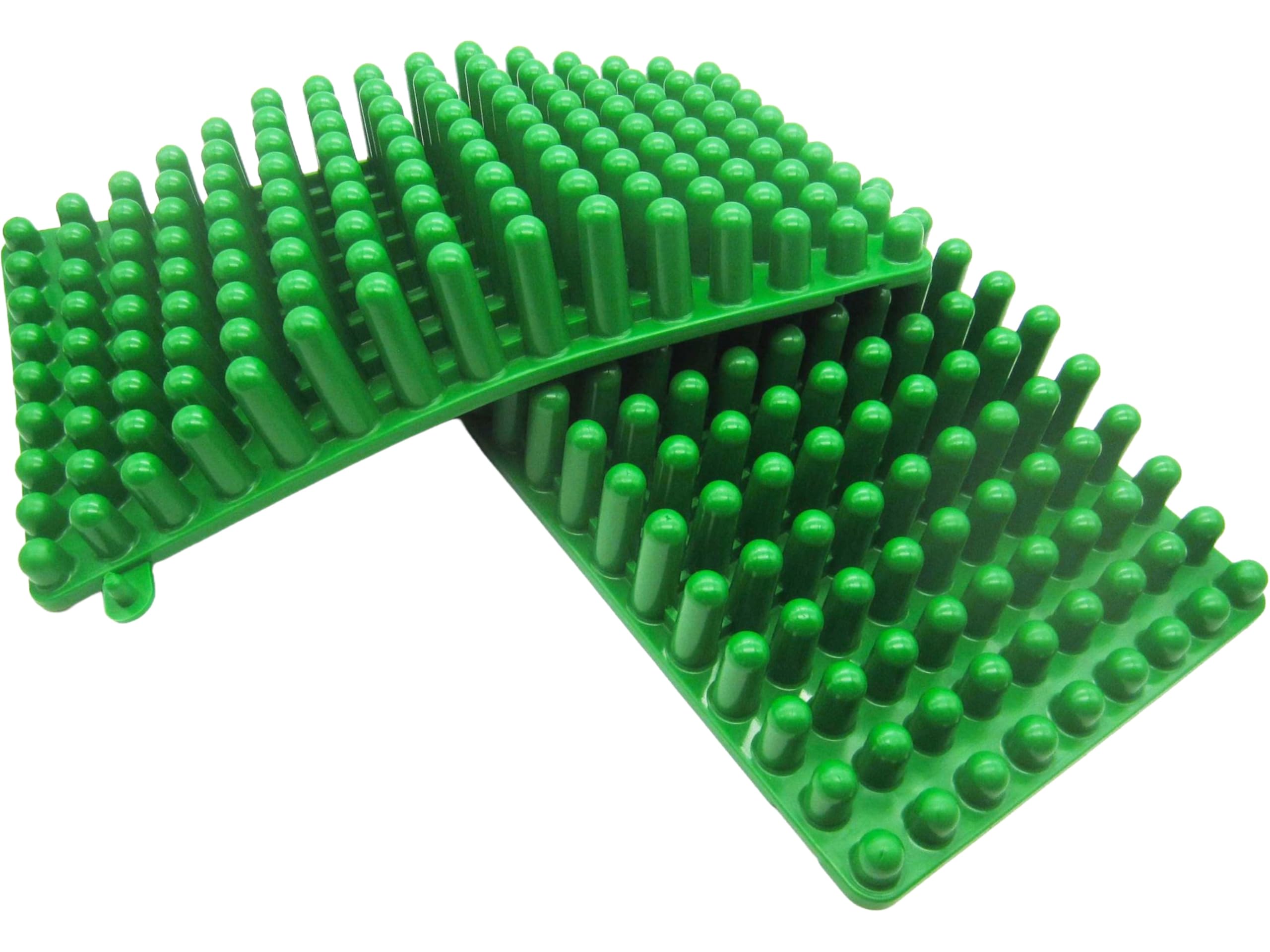 SISSEL Franklin Posture Mats Pair – Textured Reflexology & Balance Mats for Posture, Foot Massage & Fascia Training – Interlocking Design – Green