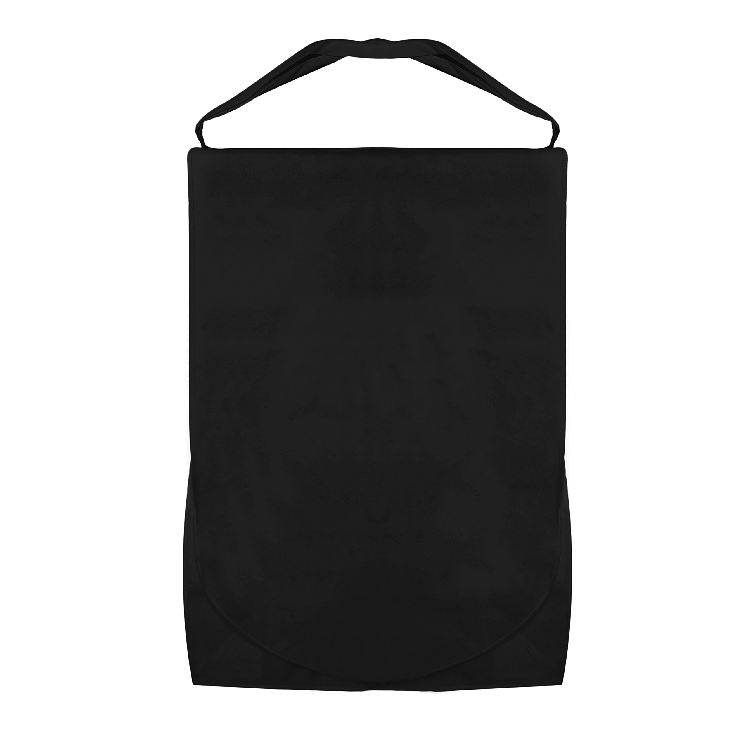 Hoesh International Black 72" Wedding Bridal Dress Carrier, Bar & Adjustable Strap With 10" Gusset (Black)