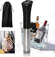 CATTLEMANCUISINE 1000W Sous Vide Immersion Circulator with Wine Chiller, Precise Temp Control, Timer, Cookbook - Home Kitchen Essential
