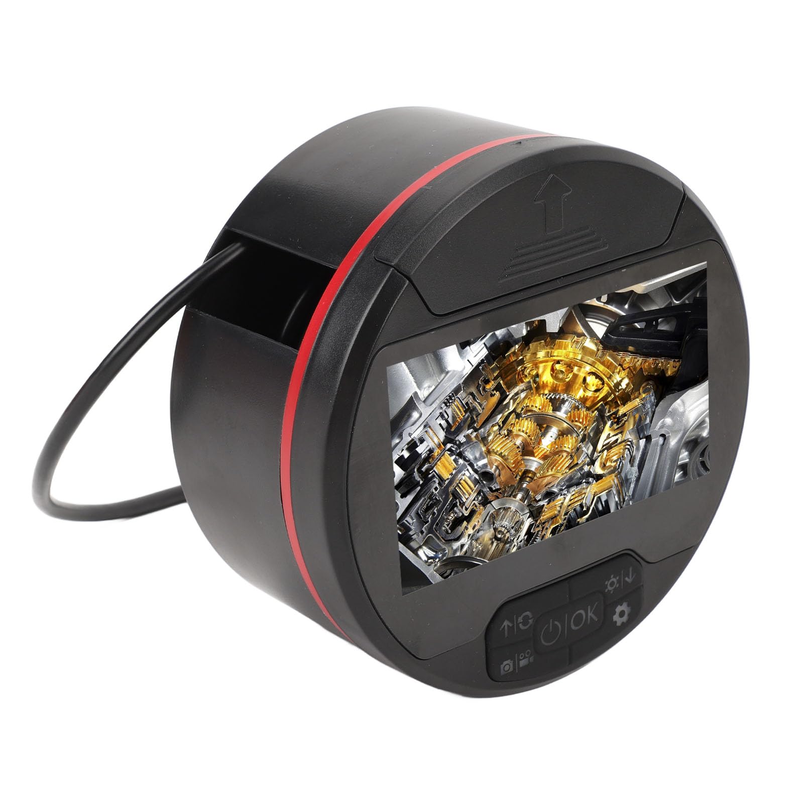 Kamera Inspekcyjna HD 8 Mm – 4,3 Cala, Diody LED, Elastyczny Kabel do Kontroli Pojazdów i Rur