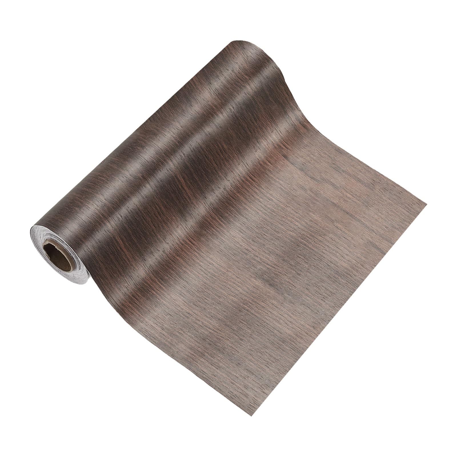 PATIKIL Wood Grain Tape 30cm x 10m, Self-Adhesive Wood Texture Repair Tape Realistic Wooden Effect Patch for Furniture Cabinets Floor Walls, Black Walnut