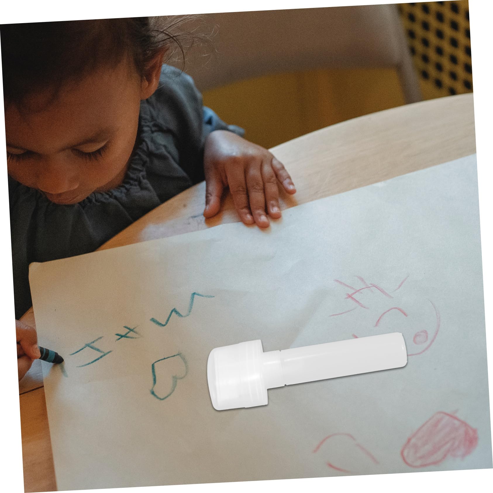 5 Piezas Varillas Transparentes para Rotuladores de de Cabezal para Vibrantes Accesorio Recargable para Bolígrafos de Plástico Resistente y Práctico