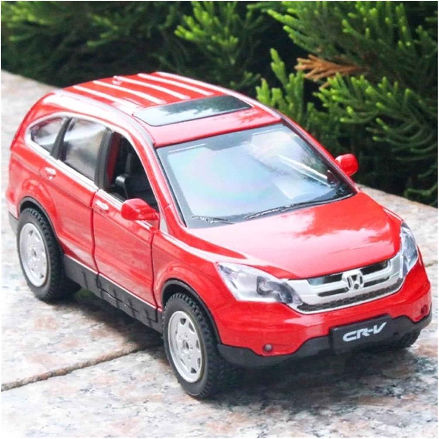 Scale car Model 1:32 for CRV SUV Alloy Car Model Diecast Metal Car Model Collection Ornaments Put in Display Cabinet Suitable for Display(Red)