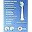 FutulkyUS Toothbrush Replacement Brush Heads for Philips Sonicare, Electric Sonic Tooth Refill Click-on Head 4100 Plaque Control, 4 Pack, White