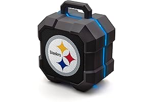 SOAR NFL ShockBox LED Wireless Bluetooth Speaker: Your Steelers Hype Companion!