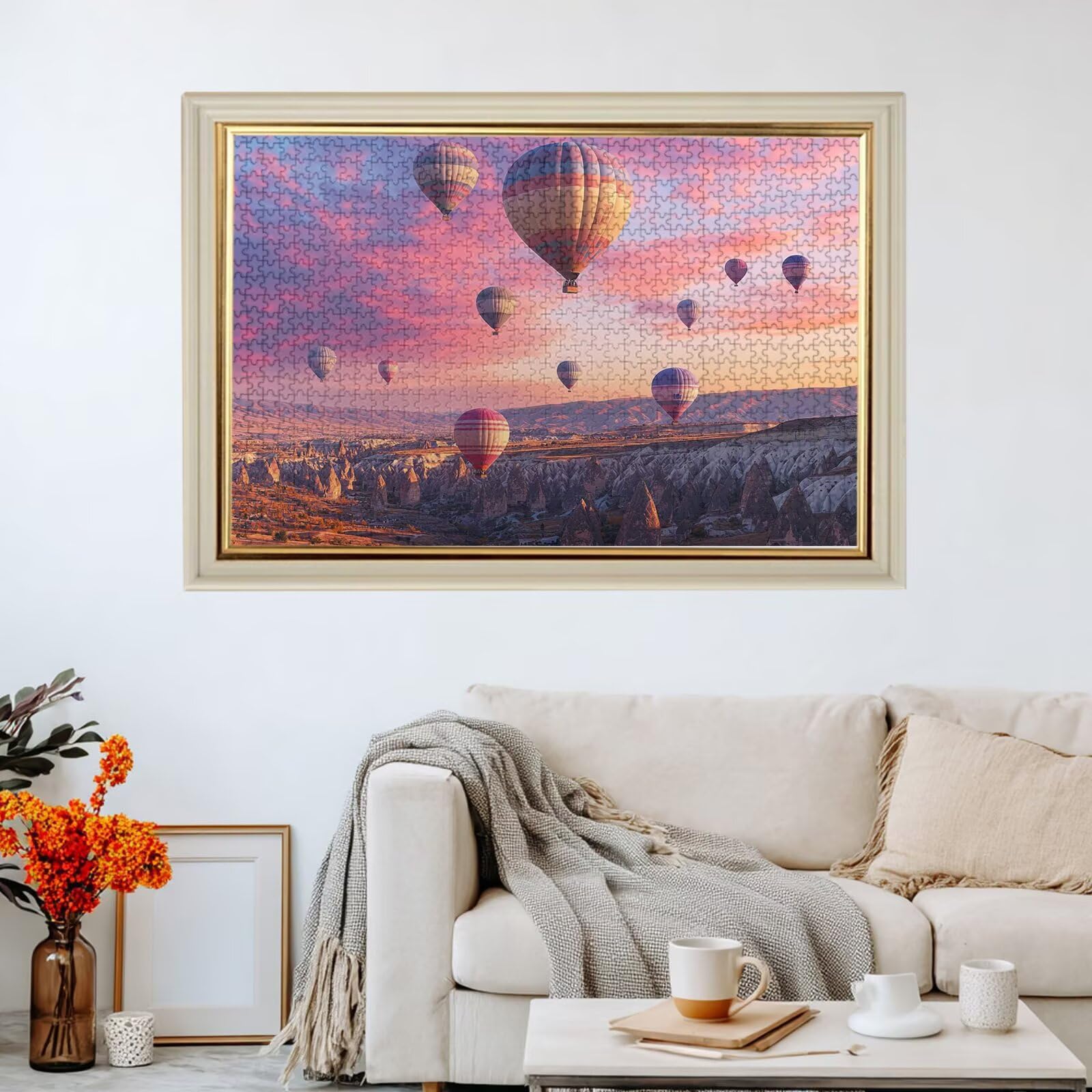 Puzzle Turquía Puzzle 1500 Piezas,Paisaje Rompecabezas Desafiante,Juego Puzzles Adultos,Impresión de Alta Definición Colorido Puzzles Madera con Caja de Regalo,Home Decoration,Regalo Mujer,p661t