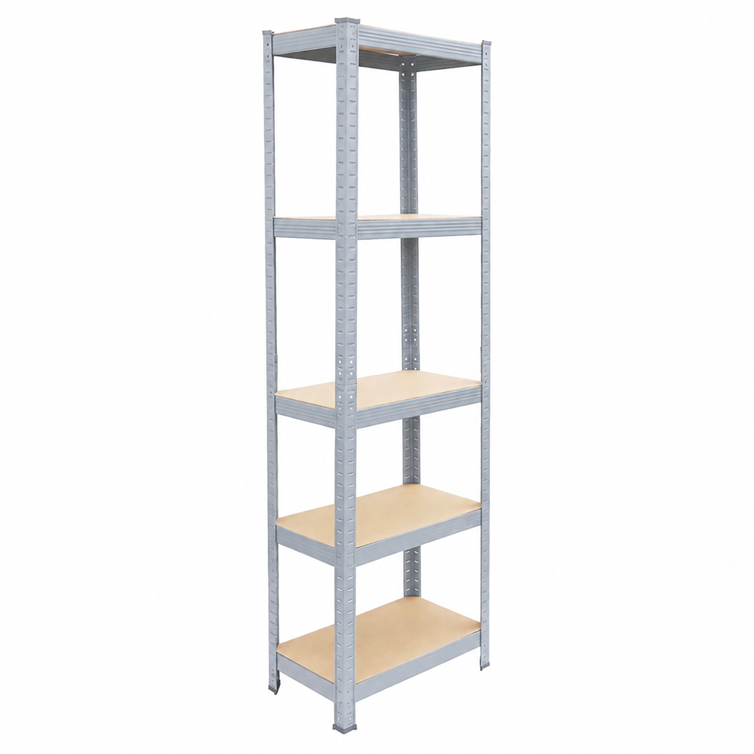 Relaxdays Scaffale per carichi pesanti, grigio/marrone
