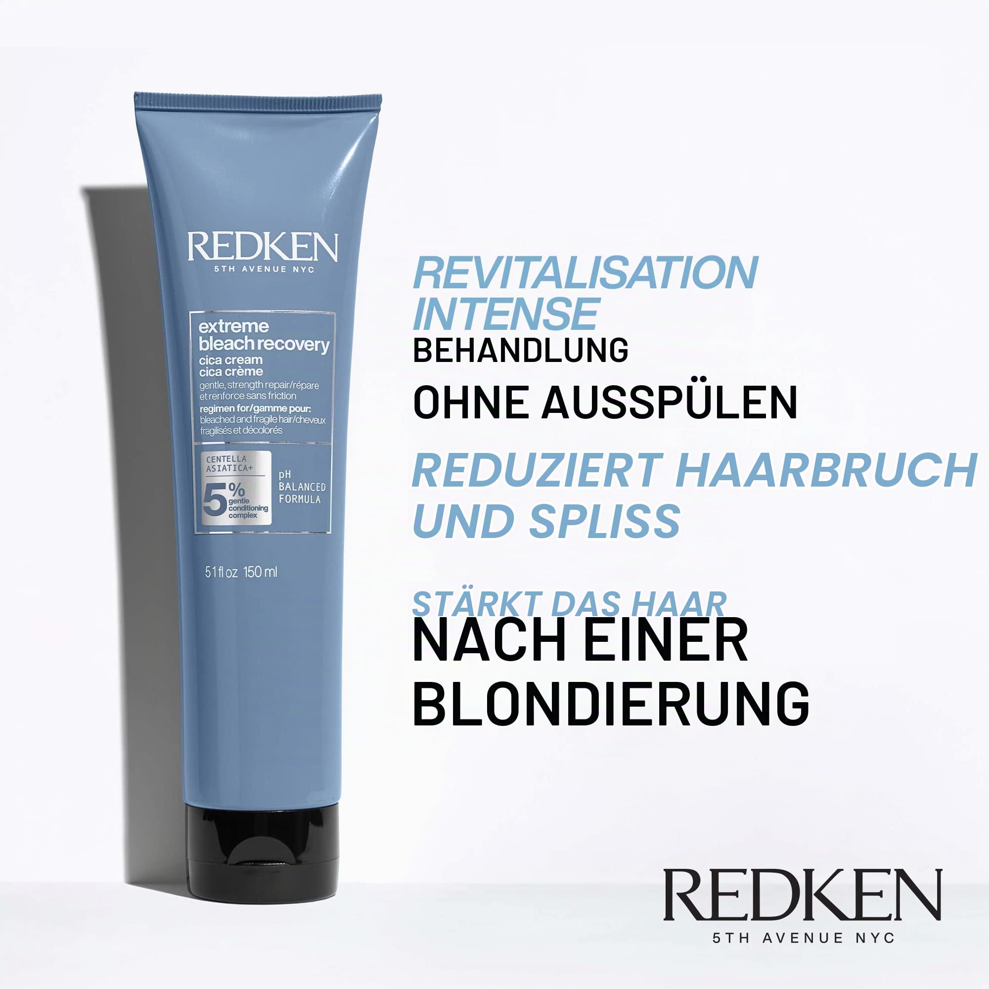 Redken Extrem Bleach Recovery Cica Cream Leave-In, Intensive Anti-Haarbruchpflege Für Geschädigtes Haar Nach Der Blondierung, Leave-In Mit Cica Cream