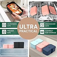 Vista 34 de Umami Bento Lunch Box for Men & Women, Black Lotus, 68 oz