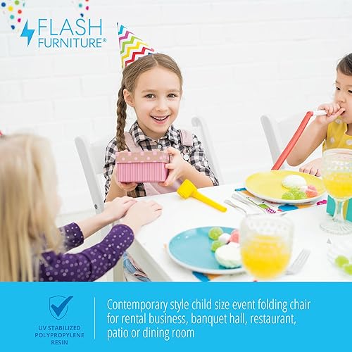 Miniatura 29 de Flash Furniture Hercules Series - Sillas plegables acolchadas para niños, asientos para eventos infantiles con capacidad de peso estático de 264