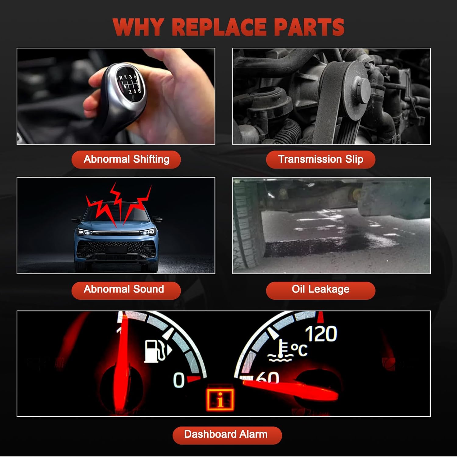 6F50 6F55 Auto Transmission Master Rebuild Kit Fit for Explorer Flex Edge Taurus X Fit for Continental MKZ MKS MKT MKX 2 2007-2020