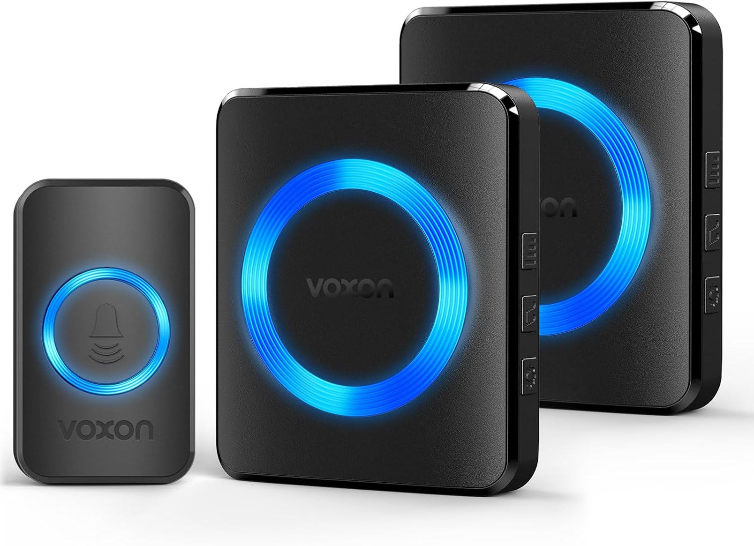 Wireless Doorbell, VOXON Door Bells Wireless Cordless with 2 Receivers