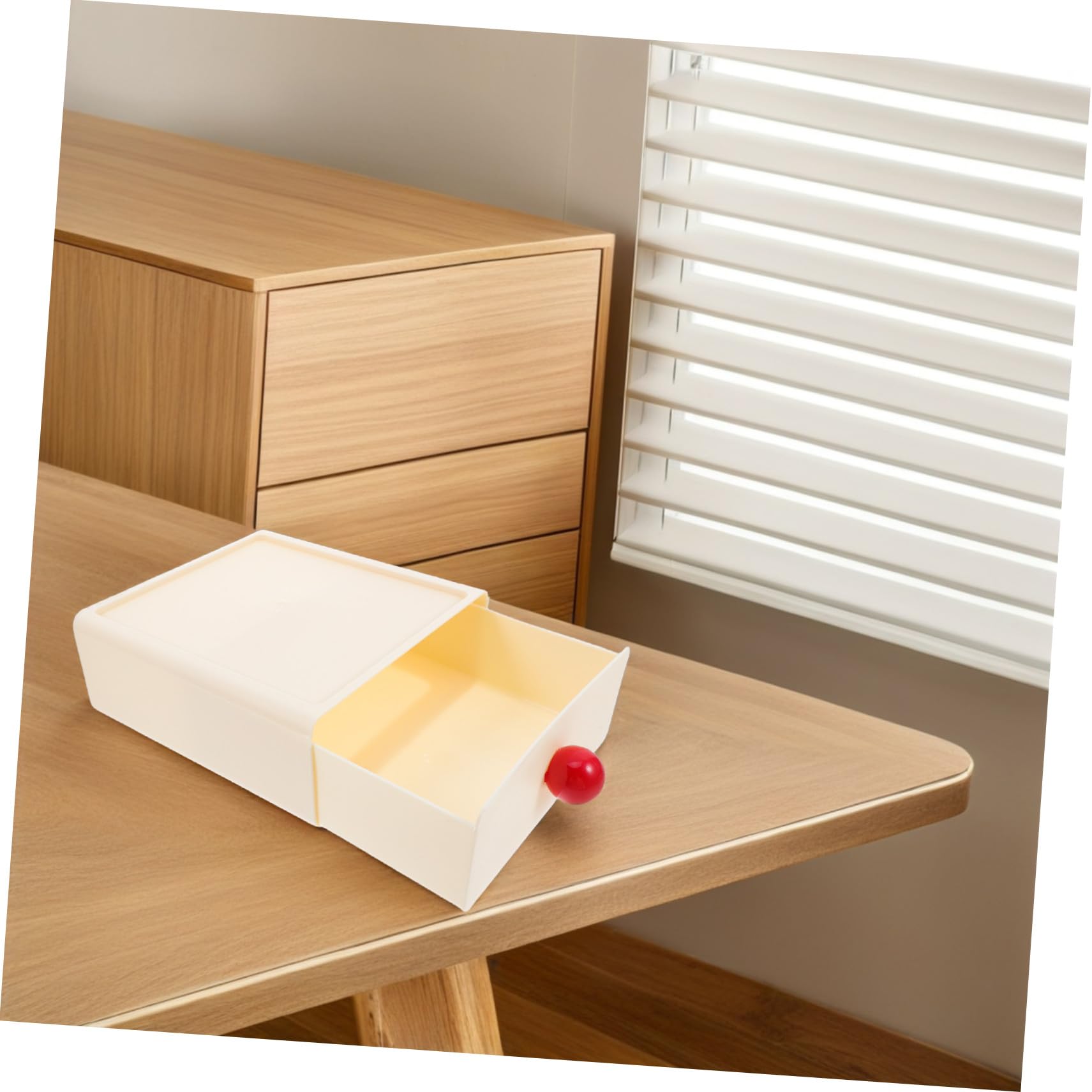 6 Piezas Organizador de Escritorio Multifuncional Caja de Almacenamiento de Plástico para Material de Oficina y Papelería Bandeja de Escritorio white para Suministros y