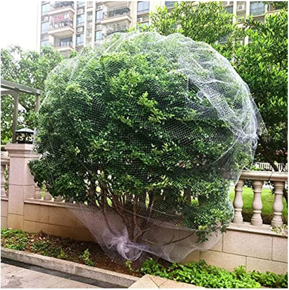 MAHFEI Wire Mesh, Garden Fence Mesh Protection Netting 2 X 2 Cm Large Bird Net for Balcony Plants, Blueberry Bushes and Chicken Coop Aviary Wire (Color : White, Size : 7x7m)