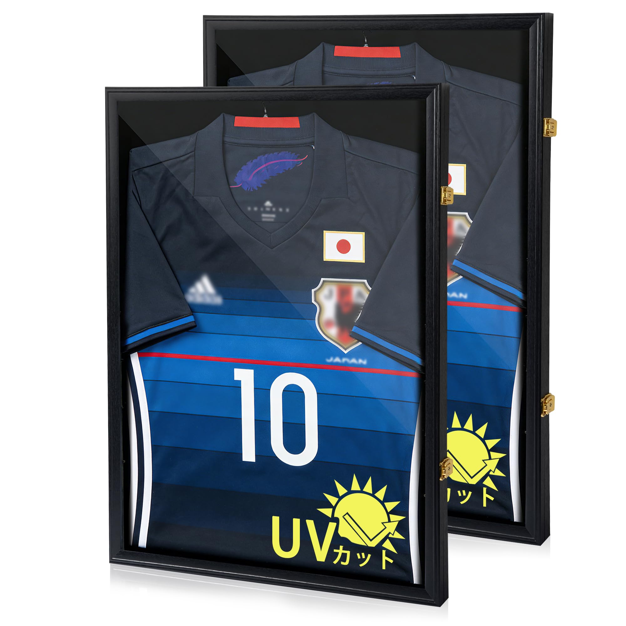 Amazon.co.jp: 【TORIBIO】 ユニフォーム額縁 2セット ロック付き 防犯