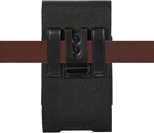 Miniatura 6 de Funda de nailon extra grande para teléfono celular con clip para cinturón para Samsung Galaxy S21 Ultra S22 Ultra S23 Ultra A05 A14 A04e A23 A13