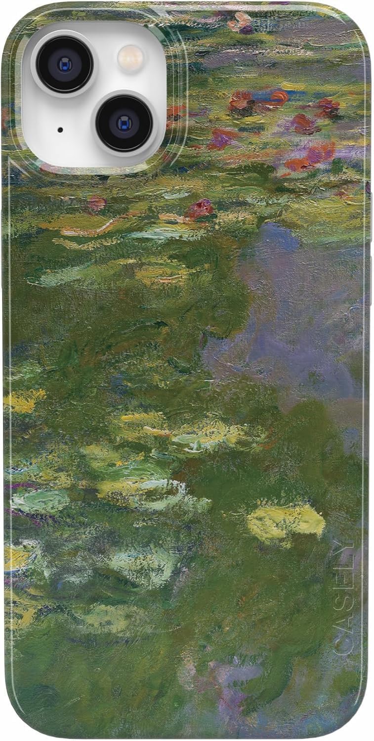 Casely iPhone 14 Plus Case | Monet's Water Lilies | The Met Museum | Compatible with MagSafe | Classic Ultra Slim Design