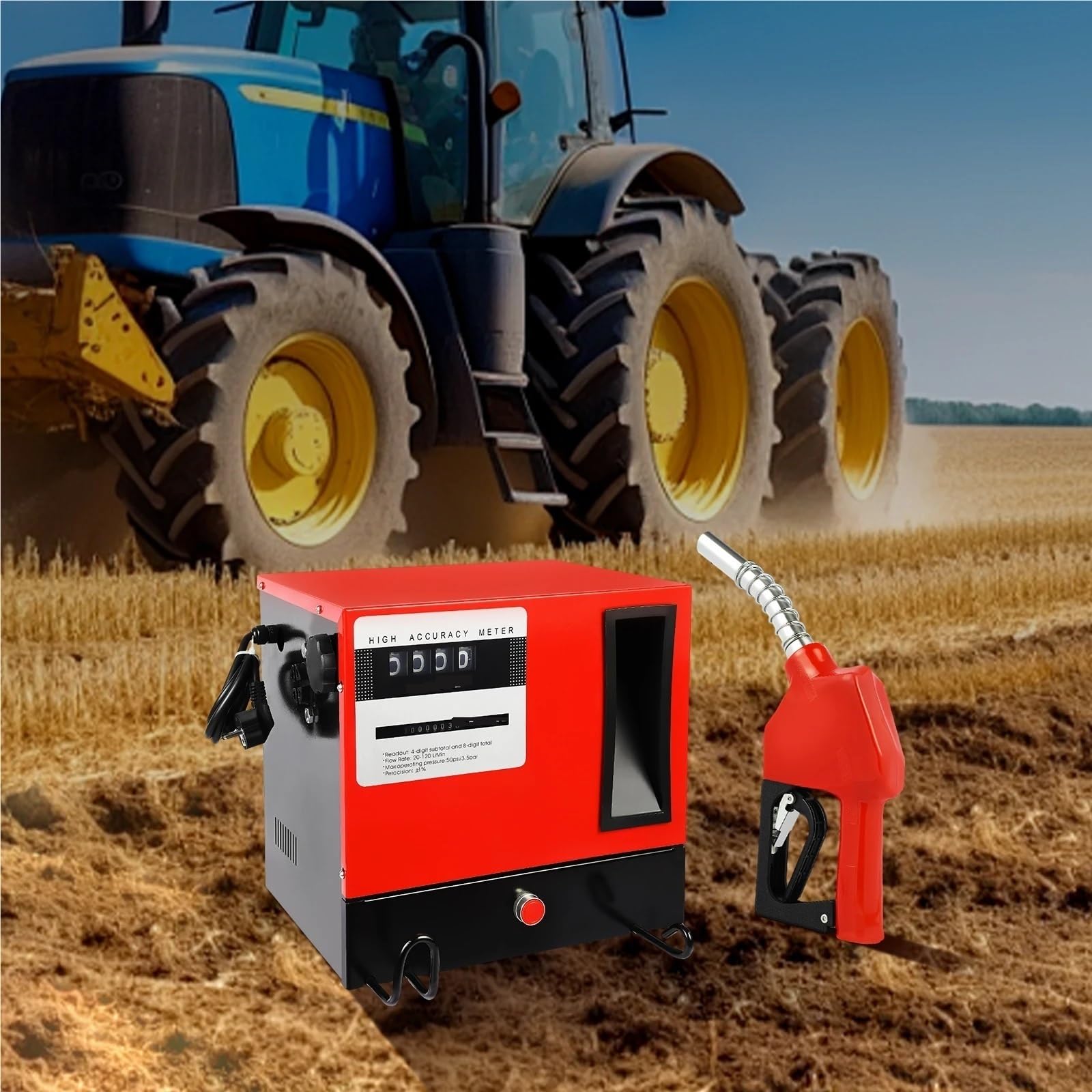 Kit de bomba eléctrica diésel 220 V y 550 W, dosificadora, autocebante, para vehículos, tractores embarcaciones Bomba combustible eléctrica