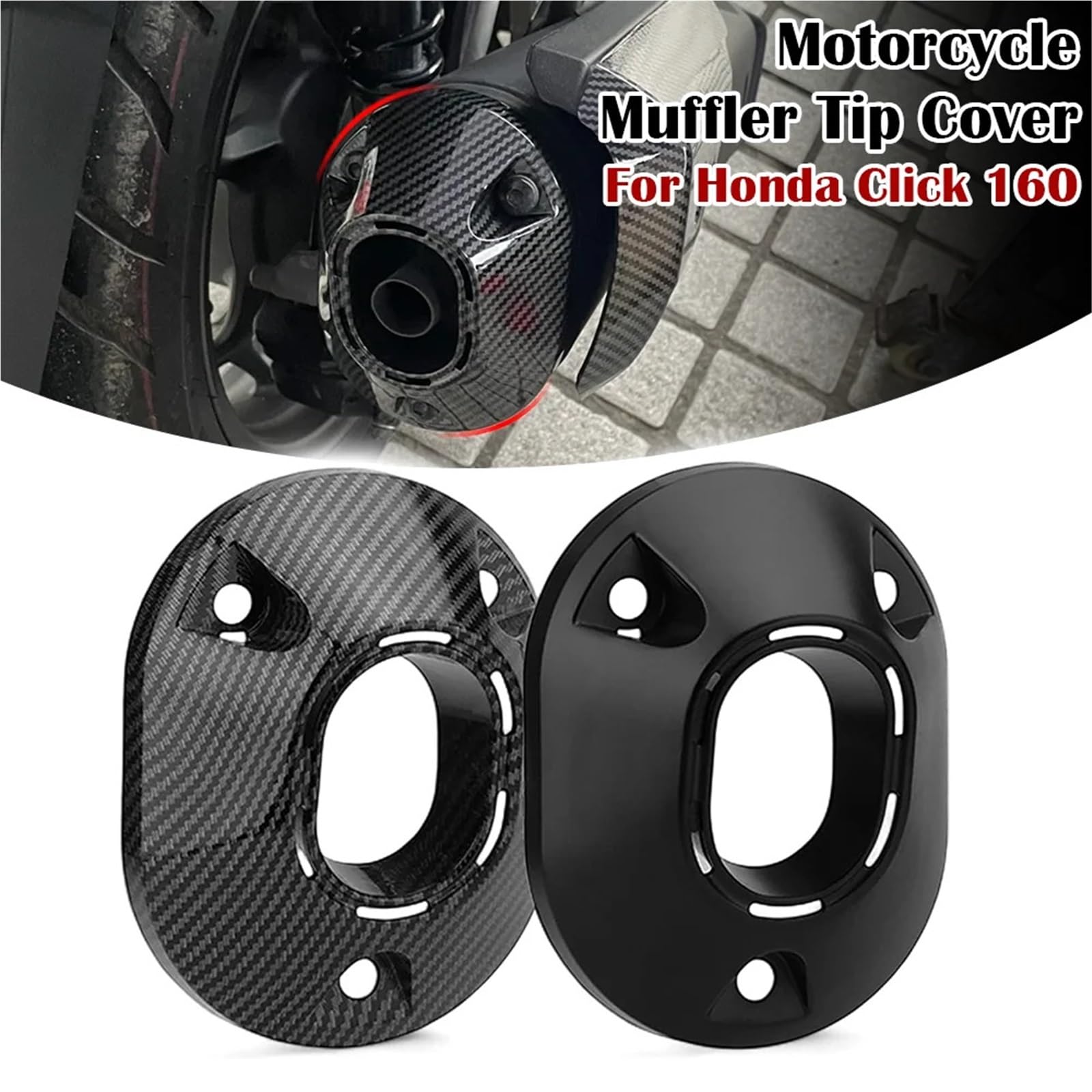 Térmica para tubo Cubierta de escape para motocicleta, disipación calor, compatible con Honda PCX160