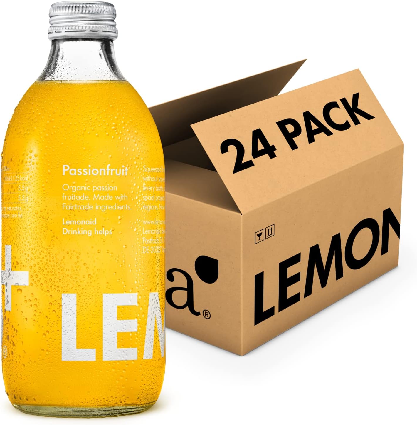 Lemonaid Sparkling Soft Drink: Passion Fruit and Mango - 24 x 330ml