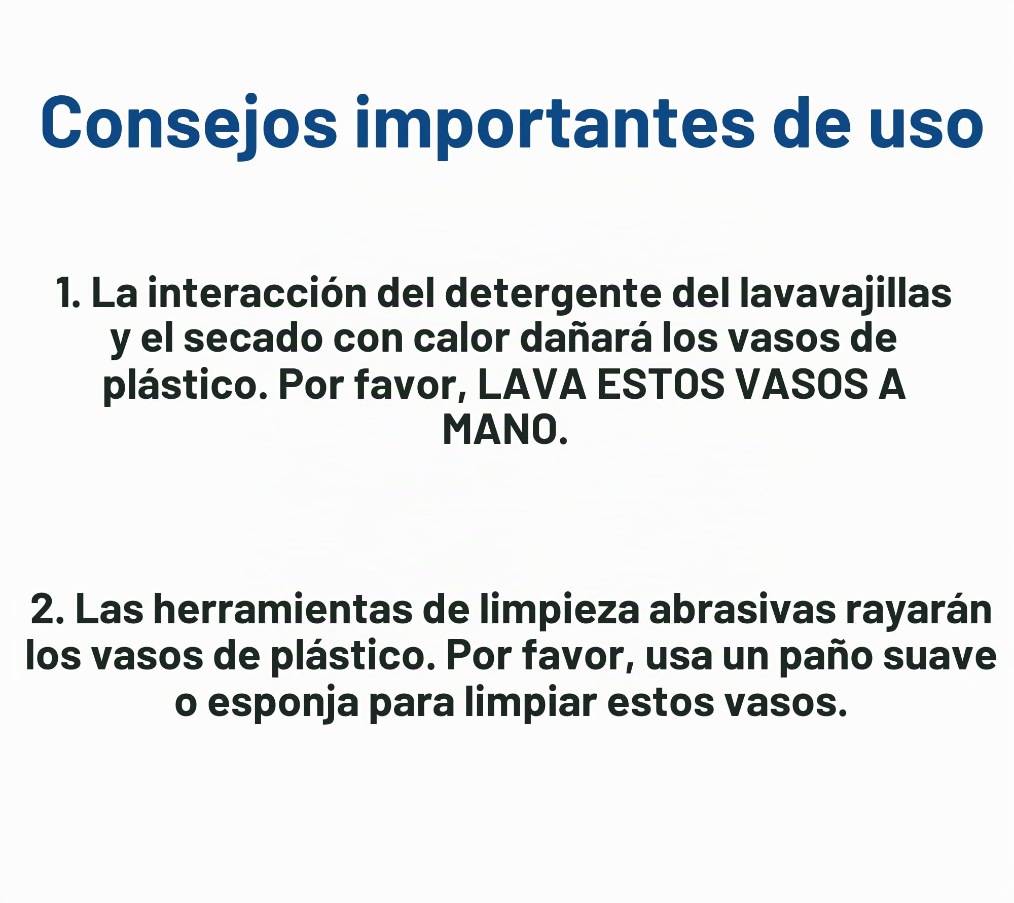 [se siente como vidrio] 450 ml 8 piezas Anti - rotura Taza de plástico Sin BPA Se puede lavar con lavavajillas (transparente)