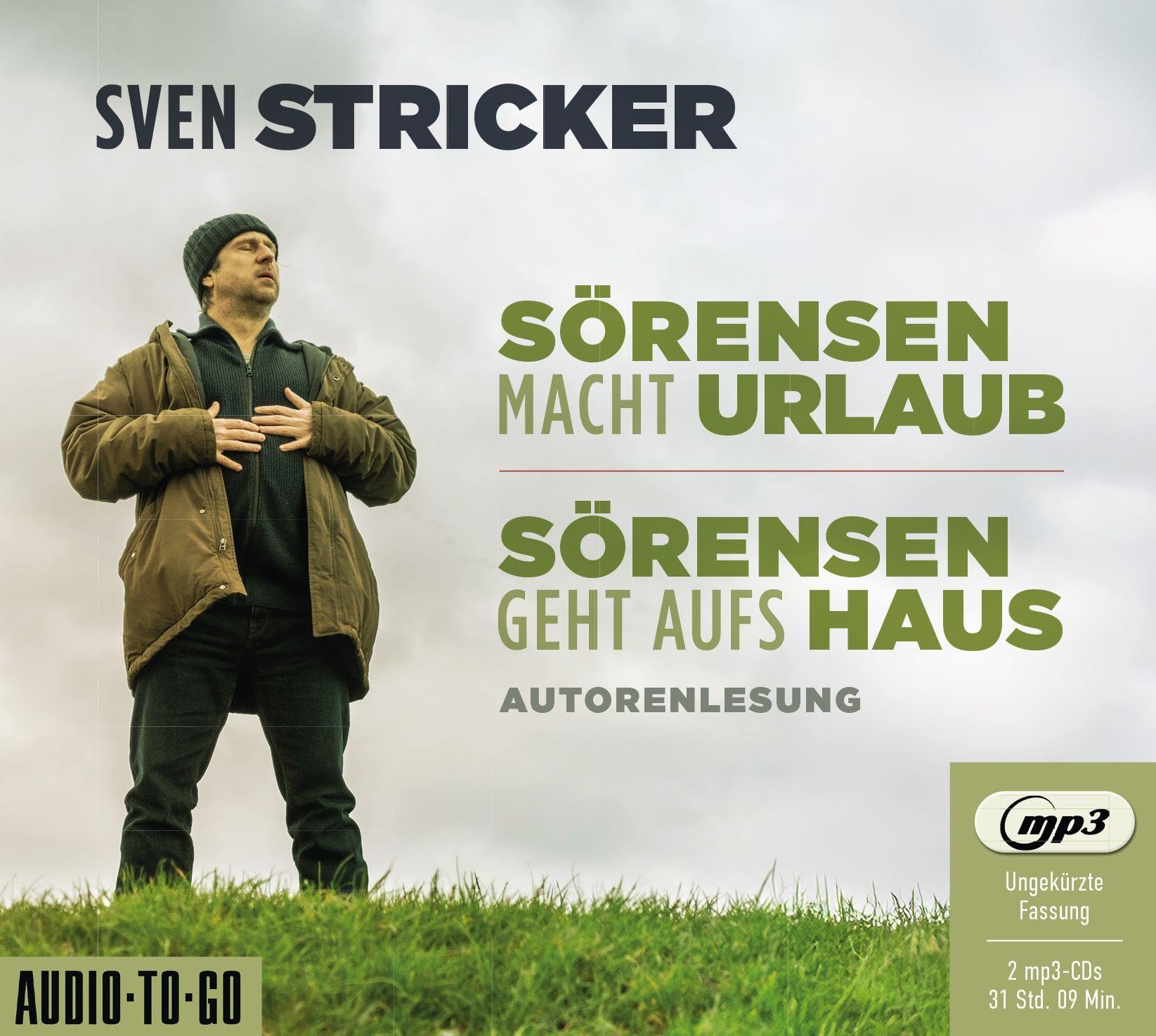 ATG Audio-To-Go Verlag Hörbuch-CD Sammlung Sörensen macht Urlaub / Sörensen geht aufs Haus