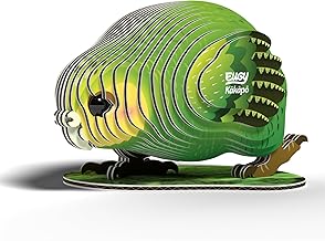 Eugy Kakapo 3D Puzzle - 27 Piece Eco-Friendly Educational Toy Puzzle for Boys, Girls & Kids Ages 6+