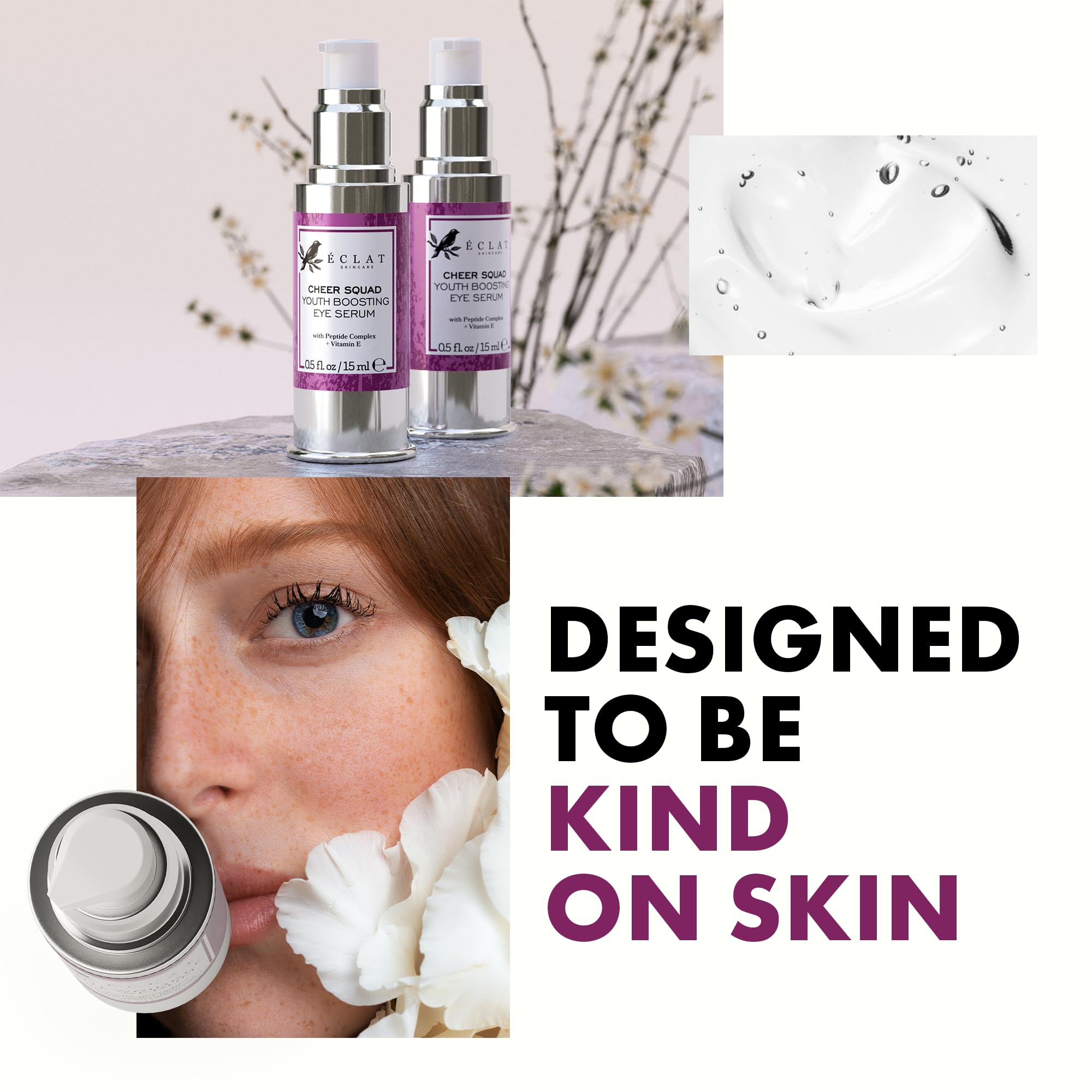 Amazon.com: Eclat Skincare Eye Serum with Hyaluronic Acid
