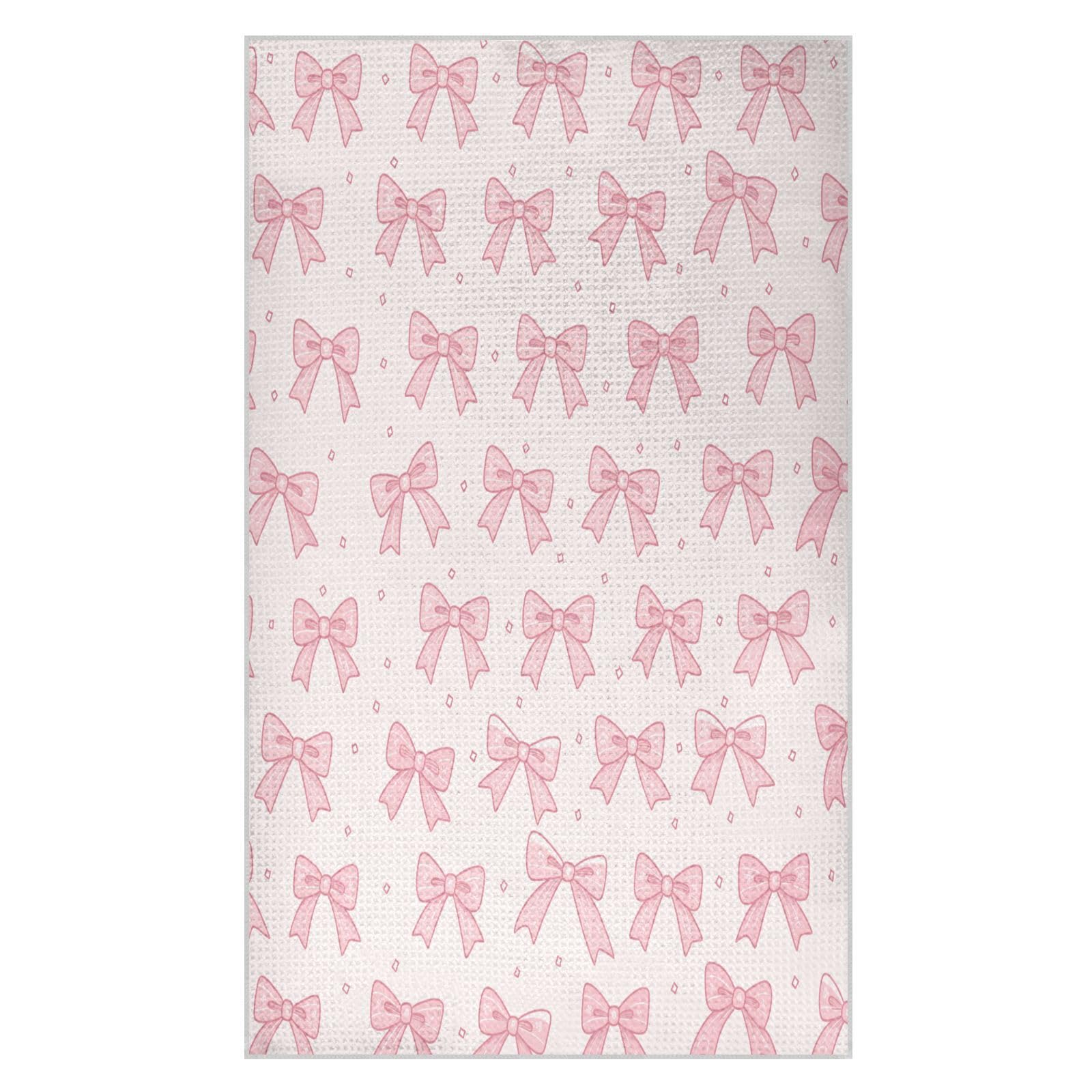JiangGgen Bow Kitchen Towel 1-Pack Soft Absorbent Dish Towel