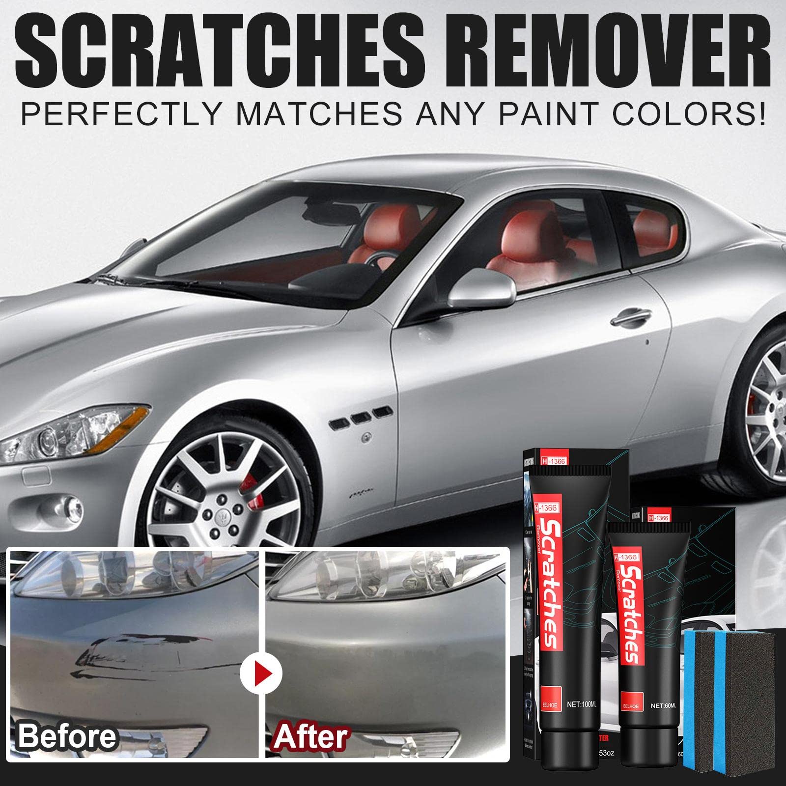 SECRET DESIRE Car Scratch Remover Polishing Tools Repair Paint Scratches Auto Accessories 60ml - Image 3 thumbnail