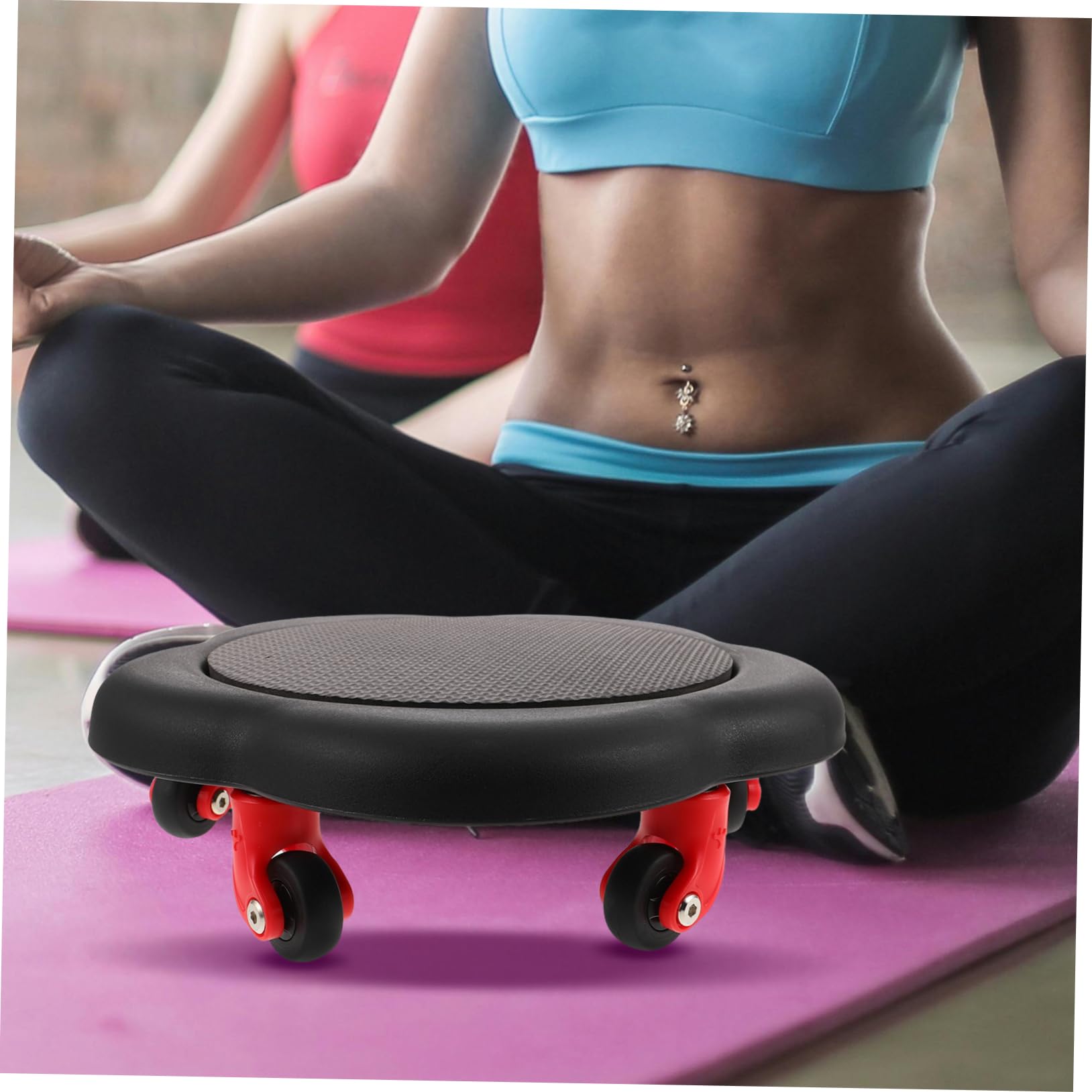 Blumen Slide Platte für Effektives Kompaktes Fitnessgerät für Bauchübungen zu Hause
