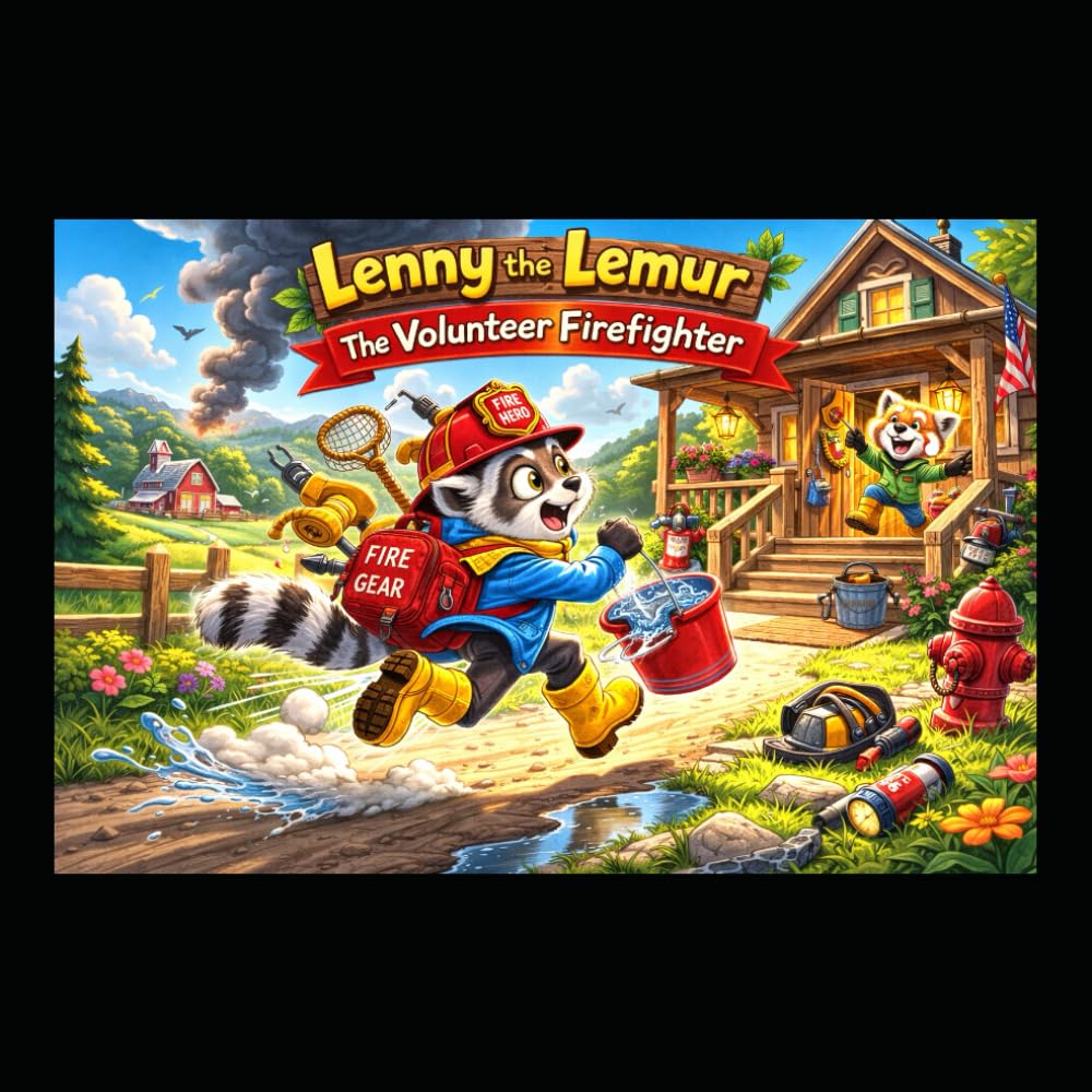 Lenny the Lemur: The Volunteer Firefighter