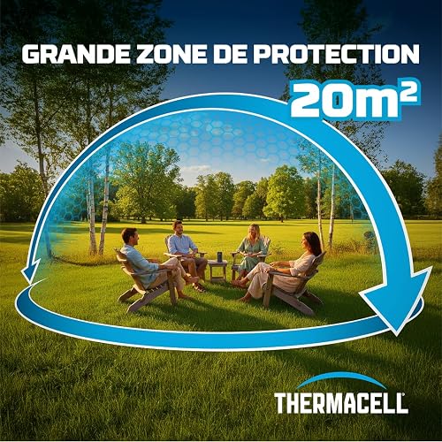 Thermacell Mosquito Repellent Refill Pack for 120 Hours (30 Active Ingredient Plates and 10 Gas Cartridges) - 8