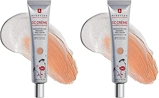 Erborian CC Cream, Color Correcting, Tone-Evening Korean Skincare Makeup Hybrid, Moisturizes, Lightweight, Blurs Skin, Natural, Luminous Finish