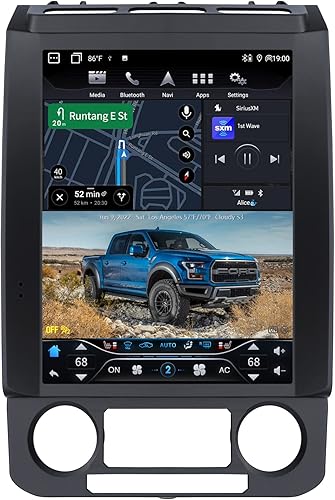 E10 Plus - Radio estéreo de coche para Ford F150 2015 a 2020 y F250F350F450 de 2017 a 2021, reemplazo de actualización de 12.1 pulgadas, unidad