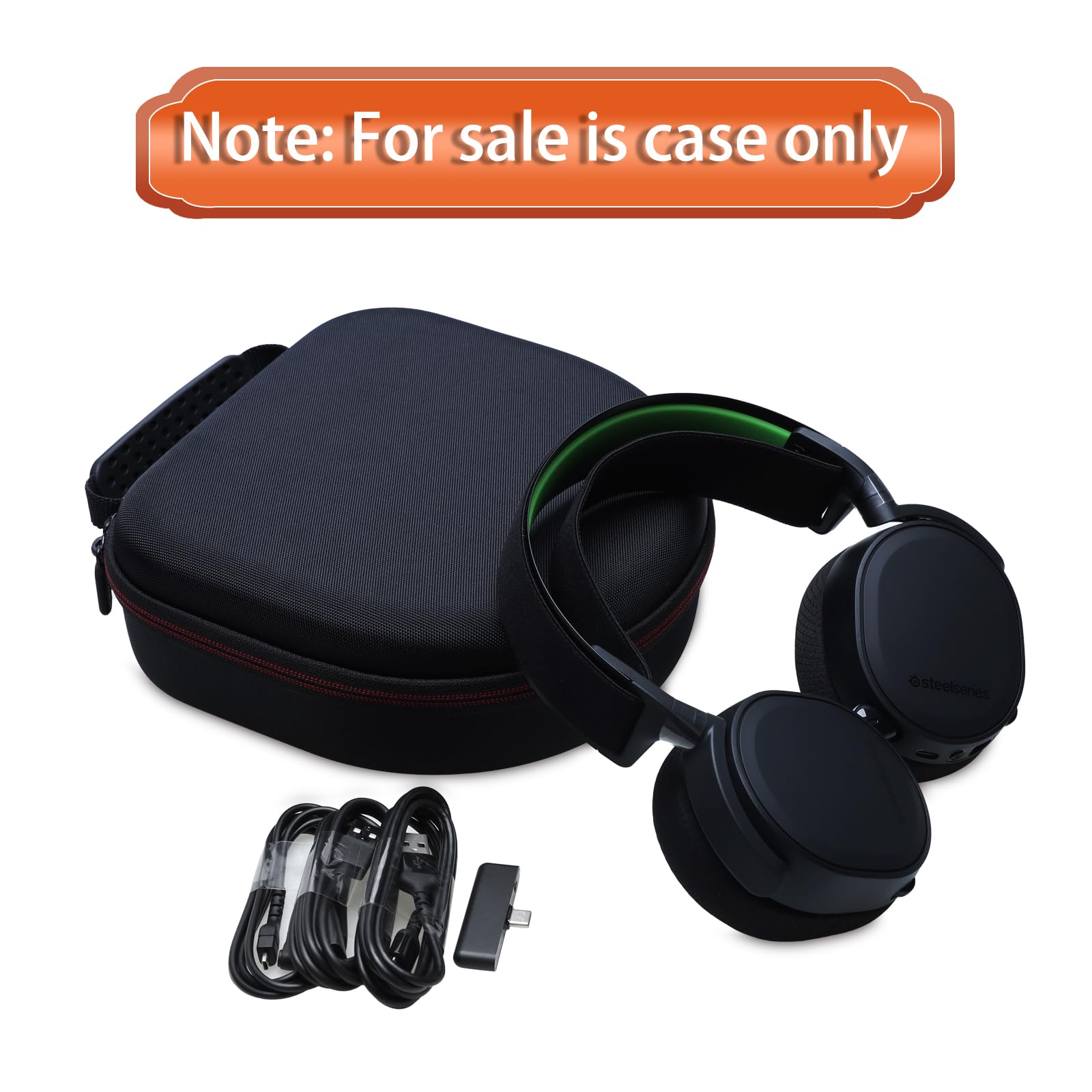 LTGEM Hartschalen-Tragetasche für SteelSeries Arctis Nova Pro / 7 / 7X / 7X + / 7P / 1/3 / 4/5 / 5X / 5P / 1P / Prime / 9X Wireless Multi-System Gaming Headset, nur Hülle
